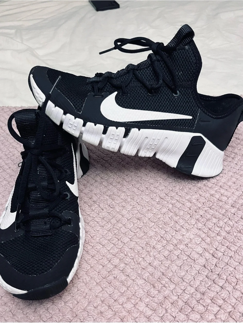 Nike Black and White Kids Sneakers